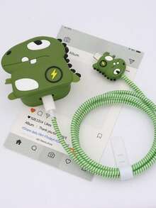 4-Piece Compatible With Apple 40W Fast Charging Bundle: Case And Coiled Cable Protector Combo, Compatible With 40W Apple Chargers - Multicolor - View 5