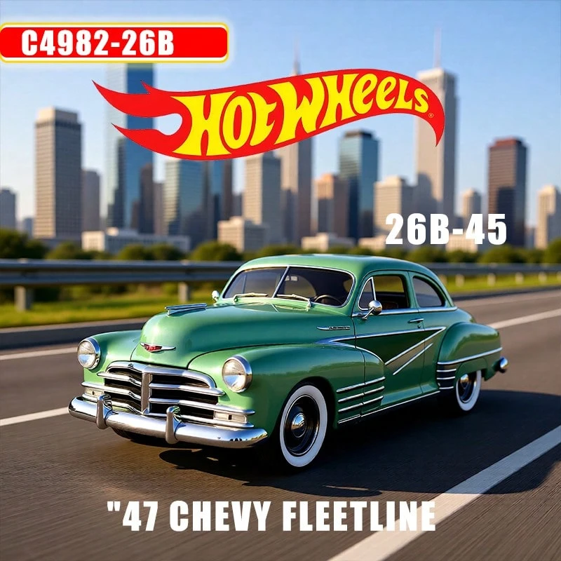 Mattel 1pc 1:64 Scale  Toy Car, Die-Cast Metal Model Vehicle, Realistic Alloy Sports Car, Collectible Miniature Car For Kids, Ideal Christmas & Birthday Gift For Boys Aged 3+