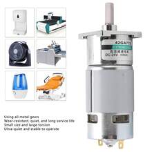 DC Gear motor mini speed reduction CW CCW permanent magnet automated industry 24V XD‑42GA755 500rpm/min, motorreductor compacto para aplicaciones industriales y proyectos automatizados, funcionamiento bidireccional, estructura duradera, recomendado para robótica, modelismo y mecanismos personalizados, fácil integración en sistemas de control. - Plateado - Ver 5