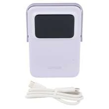 Power Bank Inalambrico 5000mAh Carga Rápida USB-C Color Purple - Tipo de Enchufe A USA (110-127V) - Ver 5