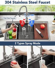 Kitchen Faucet - Siyah - Görünüm 2