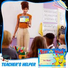 50 Pack Recognition Awards Star Student Certificates Student Awards Certificates Student Incentives For Children, Teachers And Students, Parents, End Of Semester, Back To School, Home Study Supplies - White - View 4