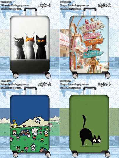 1 styck, 300 g/kvadratmeter. Bästsäljande blixtmönster, perfekt för affärsresor, sommarsemester och skolstart. Reptåligt och slitstarkt polyesterskyddsöverdrag för herr- och dambagage. Dammtätt resetillbehör, lätt att handtvätta, tvättbart och avtagbart. Ett viktigt tillbehör för utomhussemestrar och resor (lämplig för 20-28 tums resväskor).