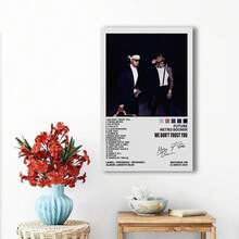 Framed  & Future Poster Music Poster We Don't Trust You Album Cover Posters. Idea Gift For New Year, Thanksgiving Day, Christmas, For Room Decor, Kitchen Decor, Living Room Painting, Halloween Decor, Bathroom Decor, Home Decor, Wall Decor, Bedroom Decor. - Framed(有框) - 查看 3