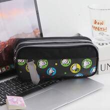 New Minimalist Style Large Capacity Student Stationery Bag, Unisex Pencil Case For High School And College, Storage Organization