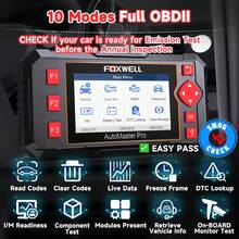 Foxwell NT604 Elite 4系统 OBD2 扫描仪汽车诊断扫描工具，发动机、ABS、SRS 变速箱故障代码读取器，支持 OBD2、EOBD、JOBD CAN 协议，适用于 1996 年及之后生产的车辆，终身免费更新，是送给机械师和男孩的最佳礼物。 - 黑色 - 查看 3