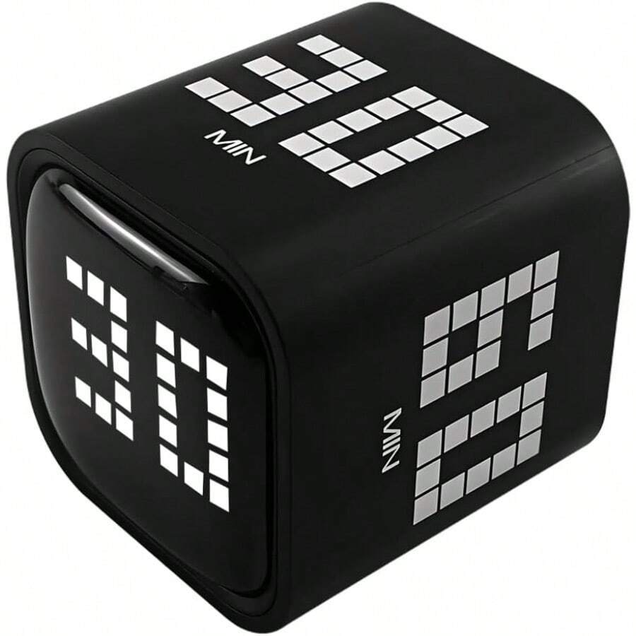 Digital Cube Timer Rechargeable Flip Timer With Gravity Sensor And ...