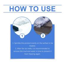 HozoneX 融冰剂，用于清除道路和草坪上的积雪和冰 - 彩色 - 查看 4