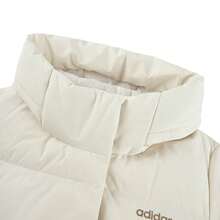 Adidas Women's Hooded Warm Long Loose Casual Lightweight Outdoor Down Jacket, Winter - Off White - View 5