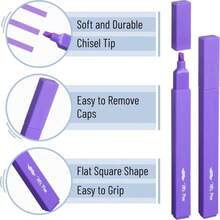 Mr Pen- Aesthetic Cute Pastel Highlighters Set, 8 Pcs, Chisel Tip, Candy Colors, No Bleed Bible Assorted Colors - ColorAA - 查看 4