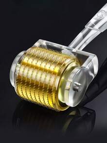 1/2pcs Titanium Microneedle Derma Roller, 540 Real Needles, Skincare Tool For Face, Body, Hair, Beard, Beauty, Spa, Self-Care - Multicolor - View 9