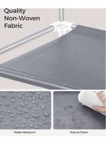 Zapatera Plegable para 27 Pares, 9 Niveles,Organizador Zapatera Rack de Acero Inoxidable,Fácil Armado Resistente Practico Hogar Zapatera Organizador Reduce Espacio Zapatera Plastico Zapatera Zapatero,para Almacenar y Guardar Los Zapatos - Noveno piso - Ver 5