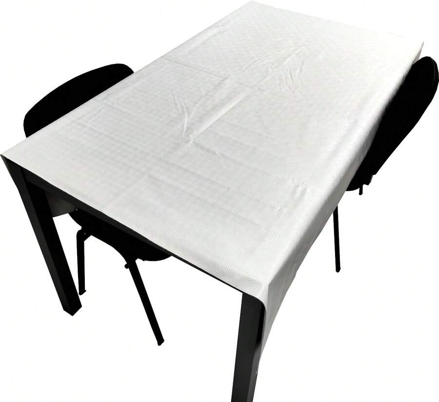 COMERCIAL CANDELA FELPUDOS Y ALFOMBRAS Protector Mesa| Composicion en Teflón/PVC/Poliester| Muleton| Hule Antiarañazos| Protector Muebles|Diferentes medidas: 100x140cm, 140x140cm, 140x160cm, 140x180cm, 140x200cm, 140x220cm y 140x250cm| | **Envío 2-3 días**| Entrega Urgente 48/72h|  Stock Disponible en España/Europa - Blanco_140X220CM - Ver 1
