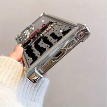 Fashion Design H-Hellstars Phone For 17 16e 16 15 14 13 12 11 Pro X XR XSMAX 8 Plus Shockproof Transparent Soft Back, Shockproof Protective Cover, Anime Style, Lightweight Protective Cover, Printed Design, Fashion Enthusiast, User Phone Cases Phone 17 Gifts Stuff Decoration - Trộn màu - Xem 4