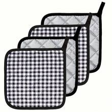 1/2/4pcs Double Layer Thick Multifunctional Polyester Placemats, Heat Resistant, Machine Washable, Non-Wrinkle, Heat & Slip Resistant, Suitable For Kitchen/Dining Room/Coffee Table - Multicolor - View 5