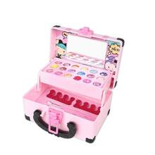 niñas Princesa Cosméticos, 32PCS Kit de maquillaje para niñas, Sets de Belleza para Niños, Maquillaje Juguetes Lavable, niñas de 3 a 10 años - Rosa - Ver 9