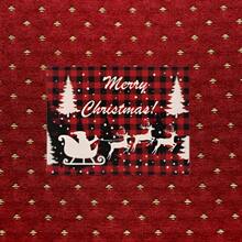 Mantel individual de 30 x 45 cm - Rojo - Ver 4