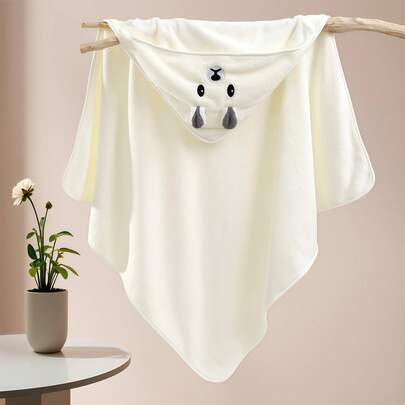 1 Capucha y Albornoz para Niños de - Diseño de Animales Adorables, Alta Absorción 80x80 cm, Suave Poliéster, Para Bebés en Todas las Estaciones (Rosa/Naranja/Gris/Blanco/Verde), Imprescindible para el Baño del Bebé, Divertidos Gráficos de Dibujos Animados, Toalla Duradera para Niños. Toalla de baño con capucha para bebés, suave y adecuada para recién nacidos, infantes y niños pequeños, unisex Toalla con capucha para baño de bebé, tamaño 80*80 cm, diseño con personajes de dibujos animados, fabricada en suave y cómodo poliéster, suave para la piel y absorbente, adecuada como manta para la siesta, envoltorio, albornoz para bebé, ideal para múltiples entornos de uso.