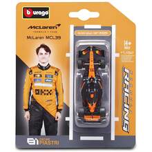 Brand New In Stock 1:64 Bburago 2025 F1 Standard Livery  SF25,  RB21, AMG W16 E Performance,  MCL39 Diecast Alloy Miniature Model,  Racing Car Collection Toy - MCL39#81 - View 1