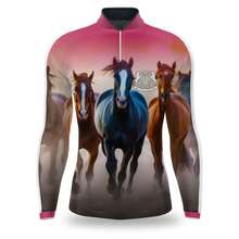 Camisa Feminina Cavalo Cavalgada Agro Vaquejada Proteção Uv - Branco - Visão 1