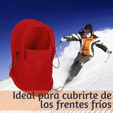 Pasamontañas Bufanda Gorro Termico Balaclava Ciclismo Resistente al Viento, Máscara de esquí con Capucha, Calentador de Cuello para Clima frío, Sombrero de Invierno - Verde - Ver 7