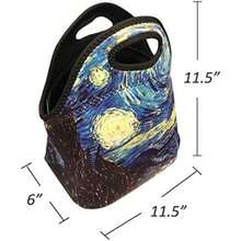 Wrapables Bolsa de almuerzo de neopreno aislada, noche estrellada(Una talla Noche estrellada) - Multicolor - Ver 8
