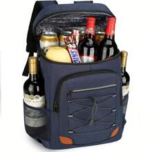 Backpack Cooler Box Insulated And Leak-Proof Unisex 36-Can Soft Cooler Backpack Insulated Waterproof Large-Capacity Cooler Bag Portable Lunch Camping Travel Picnic Hiking - Blue - View 7