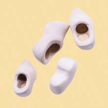 Handmade Miniature Wooden Shoes, Natural Wood Material, Multi-Size, Creative Choice For Handicraft Lovers And Miniature Model Enthusiasts, Home Decor Accessories - Log - View 5