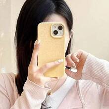 Easypie Selection 小麦色手机壳，适用于苹果 iPhone 17 和 iPhone 16 Pro Max，软壳，优质材料，防摔，13/14mm 防摔保护，12/11mm 软壳适用于 XS，自然纹理 + 舒缓暖色调