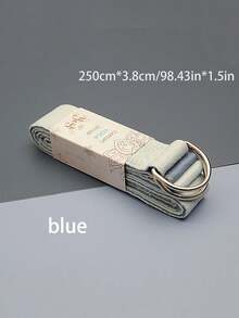 250cm*3.8cm Yoga Stretch Strap, Yoga Stretching Band, Resistance Band, Yoga Strap, Extra Long Fabric Rope For Stretching, Suitable For Stretching, Assisting Fixation, Yoga And Fitness Exercises, Dancing, Holiday Gift - Multicolor - View 11