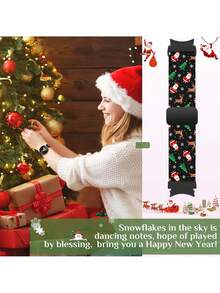 The Perfect Christmas Gift: One Click Fabric Bands For Galaxy Watch 7 6 5/4/FE 40mm 44mm, Watch 6 Classic 43mm 47mm, Watch 5 Pro 45mm, Watch 4 Classic 42mm 46mm, Magnetic Elastic No Gap Stretchy Nylon Sport Strap