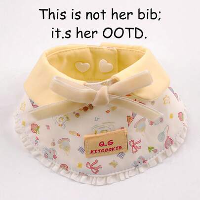 1pc Cute Cat Collar, Pet Scarf Bib, Dog Drool Bib, Pet Accessories, Crafted By Hand, Cute And Cozy