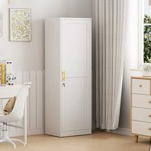 67 Inch High Metal Storage Cabinet With Lock Snack Storage Cabinet, Suitable For Tool Filing Cabinets In Bedrooms, Gyms, Home Offices, Entrances, And Corridors - 白色 - 查看 9