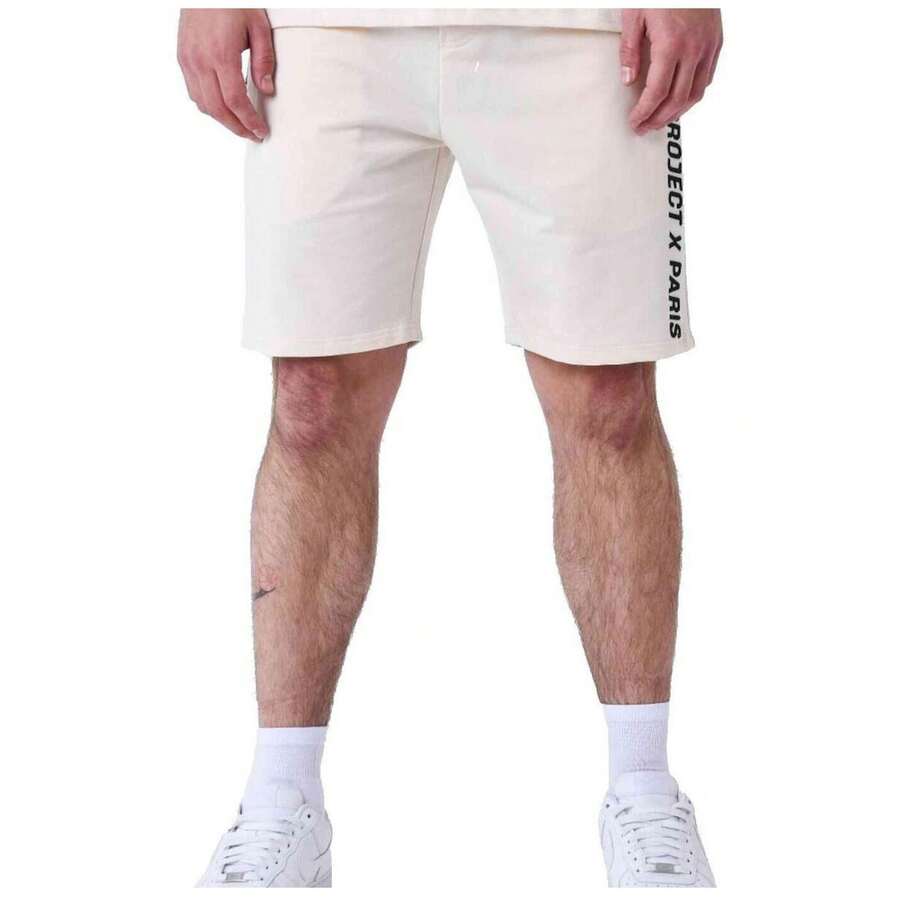 Project X Paris Men Sports Shorts - 米色 - 查看 1
