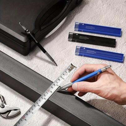 4pcs High-End Automatic Engineering Pen, Durable Sturdy, Portable Adjustable Engineering Pencil, Creative Multi-Functional Painting Pencil, Versatile Uses, For Daily Writing, Design Engineers, Woodworking