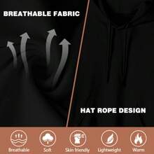 Rapper Milo J 511 Music Album Merch Aesthetic Casual Hoodie Men Women Hip Hop Y2k Long Sleeve Sweatshirt Men's Fashion Pullovers - màu đen - Xem 6