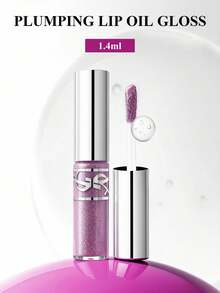 Yves Saint Laurent Loveshine Plumping Lip Oil Gloss #Thunder Stealer - Translucent Lavender Shimmer 1.4ml/0.05oz - Galaxy Frozen - View 3