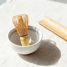 3pcs/Set Coffee Tools, Japanese Matcha Whisk Brush Holder, Matcha Bowl, Matcha Whisk, Bamboo Whisk Stirrer