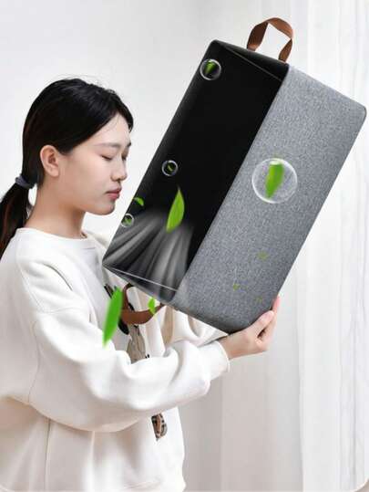 Cationic Fabric Storage Box, Steel Frame Fabric Storage Box, Foldable Storage Box, Suitable For Underwear Storage