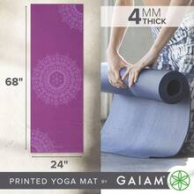 Alfombrilla de yoga con estampado antideslizante para todo tipo de yoga, pilates y ejercicios de piso - Susurro giratorio - Ver 9