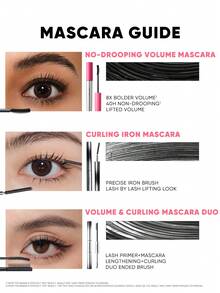 JUDYDOLL NO-DROOPING VOLUME MASCARA BLACK, Smudge-Proof, Waterproof, Sweat-Resistant Mascara With Volumizing & Curling Effect, Fine Brush Separates Lashes Perfectly, Suitable For Daily, Commute, Date, Workout, Long-Lasting, Easy To Remove - 01 Black - View 8