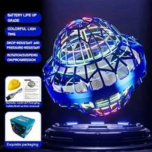 UFO Flying Ball Toy, UFO Toy With Cool Lights, UFO Flying Saucer, Handheld Hovering Ball, LED Light Smart Flying Ball, Magic Spinning Ball, Smart Boomerang,  Stress Relief Toy, Cool Toy, Sci-Fi Toy, Holiday Gift, Birthday Gift, Children's Gift, Spinning Top Toy, Christmas, Children's Day, New Year Gift, Boy's Gift, Girl's Gift, Outdoor Toy, Interactive Toy,Stocking Stuffers,Christmas Gifts,Gifts,Stocking Stuffers For Kids - 5PCS pink - 查看 6