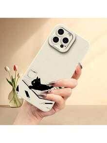 Su Smartphone Con Una Funda Suave Con Diseño De Garra De Gato, Utilizando Impresión UV Para Un Acabado Mate.Esta funda ofrece protección completa de 360 grados y es compatible con los modelos de  11 a 16 Pro Max, XR, X/XS, 7, 8 Plus, SE y Mini.Es un excelente regalo para usuarios de smartphones.Adecuado para  17 Air Carcasa de teléfono artística - Blanco antiguo - Ver 3
