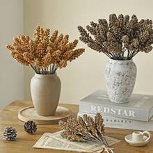 1 束（6 枝）/ 3 束（18 枝）彩色麦穗和薰衣草人造花束 - 非常适合家居装饰、婚礼、生日等场合！ - 彩色 - 查看 4