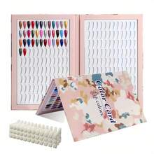 160 Colors/216 Colors Marble Color Chart + 240pcs Nail Tips Display Book, Nail Polish Storage Album, Nail Art Design Catalog, Includes 240PCS Nail Tools. Marble Pattern Nail Art Display Book, Suitable For Nail Technicians, Salons And Home Use, As Gel Polish Organizer, White Marble Design For Nail Art Reference Guide. 160 Colors Nail Polish Color Chart, Nail Gel Sample Display Board, 160 Color Palette Color Card, 240 Color Card Album