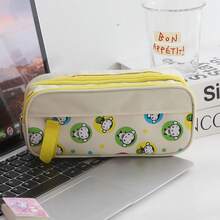 New Minimalist Style Large Capacity Student Stationery Bag, Unisex Pencil Case For High School And College, Storage Organization