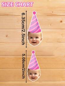 10/25/50/100/150 piezas Decoraciones personalizadas para tartas - Palillos para cupcakes con fotos personalizadas, decoraciones para cupcakes con diferentes fotos personalizadas, decoraciones para tartas de cumpleaños, sombreros de fiesta, decoraciones para cupcakes, fáciles de colocar en tartas - Adecuado para cumpleaños, baby shower, reuniones familiares, tartas festivas - Excelente para el hogar, entusiastas de fiestas DIY, organizadores de eventos - Decoraciones para tartas, decoraciones personalizadas para tartas festivas, adornos para postres, artículos de fiesta. ,Para la familia - Adorno para pastel (multicolor) - Ver 3