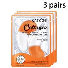 1/3/5 cặp mặt nạ mắt dạng gel collagen, hương hoa anh đào/cam, giàu axit hyaluronic và chiết xuất hoa cúc, dưỡng ẩm và làm săn chắc, giảm nếp nhăn, bọng mắt và quầng thâm, không gây dị ứng, dưỡng ẩm, làm sáng và rạng rỡ vùng da quanh mắt, phù hợp cho cả nam và nữ. - Nhiều màu - Xem 16