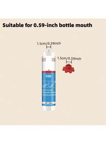 3 piezas/5 piezas Tapas de tubo de silicona, mantienen la manguera blanda después de abrirla, diseño simple y portátil, elegante - Multicolor - Ver 6