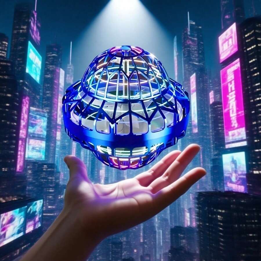 UFO Flying Ball Toy, UFO Toy With Cool Lights, UFO Flying Saucer, Handheld Hovering Ball, LED Light Smart Flying Ball, Magic Spinning Ball, Smart Boomerang,  Stress Relief Toy, Cool Toy, Sci-Fi Toy, Holiday Gift, Birthday Gift, Children's Gift, Spinning Top Toy, Christmas, Children's Day, New Year Gift, Boy's Gift, Girl's Gift, Outdoor Toy, Interactive Toy,Stocking Stuffers,Christmas Gifts,Gifts,Stocking Stuffers For Kids - 5PCS pink - 查看 1